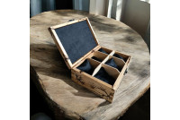 Drewniane pudełko na zegarki,pudełko na zegarki,