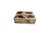 Drewniane pudełko na biżuterię,organizer