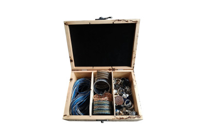 Drewniane pudełko na...