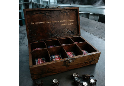 Drewniane pudełko na zegarki,pudełko na zegarki,