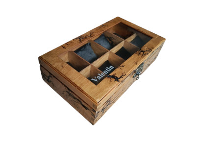 Drewniane pudełko na...