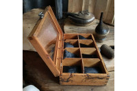 Drewniane pudełko na zegarki,pudełko na zegarki, Organizer na zegarki