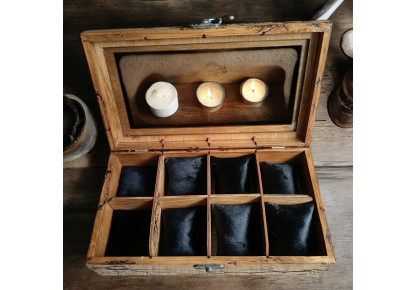 Drewniane pudełko na zegarki,pudełko na zegarki, Organizer na zegarki