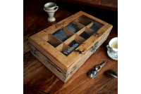 Drewniane pudełko na zegarki,pudełko na zegarki, Organizer na zegarki