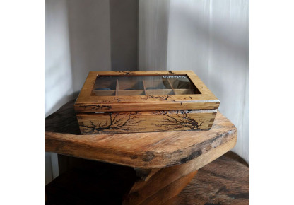 Drewniane pudełko na zegarki,pudełko na zegarki, Organizer na zegarki