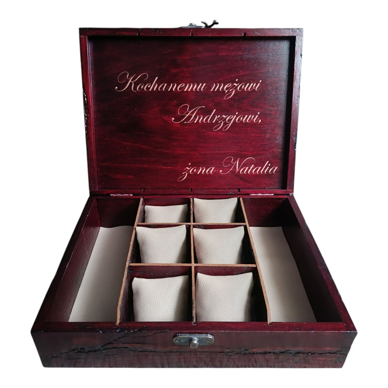 Organizer na zegrki,Drewniane pudełko na zegarki,pudełko na zegarki,