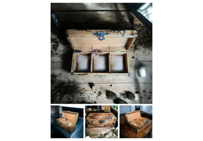 Drewniane pudełko na zegarki,pudełko na zegarki,