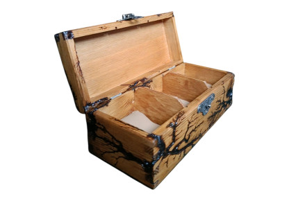 Drewniane pudełko na...