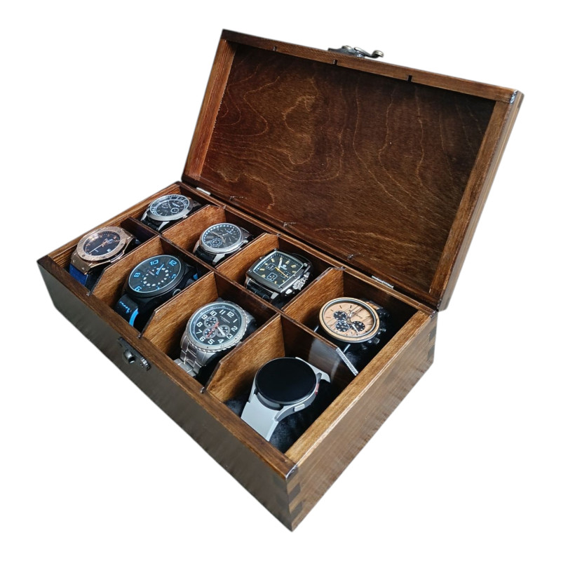 Organizer na zegrki,Drewniane pudełko na zegarki,pudełko na zegarki,