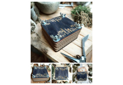 Praska/ zielnik do suszenia kwiatów