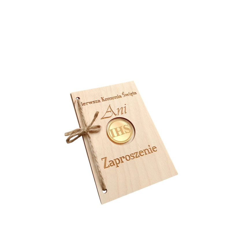 Zaproszenie Pierwsza Komunia Święta