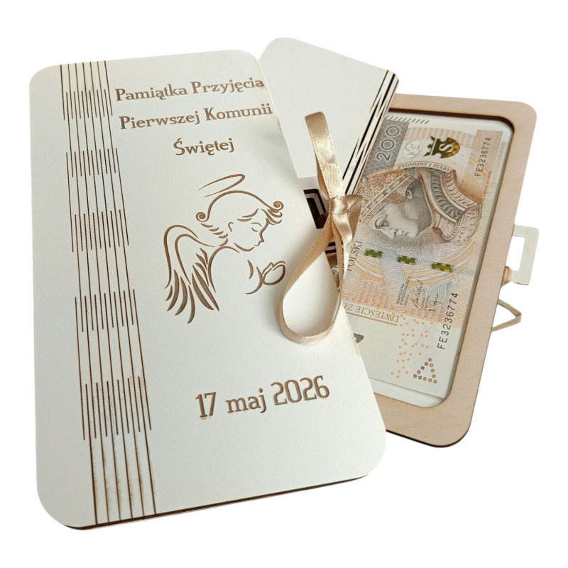 Etui, Pudełko na Pieniądze, Pierwsza Komunia Święta, Wesele , Chrzest
