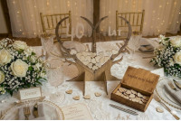 Drewniana Księga Gości w Kształcie Drzewa 3D/120 serc