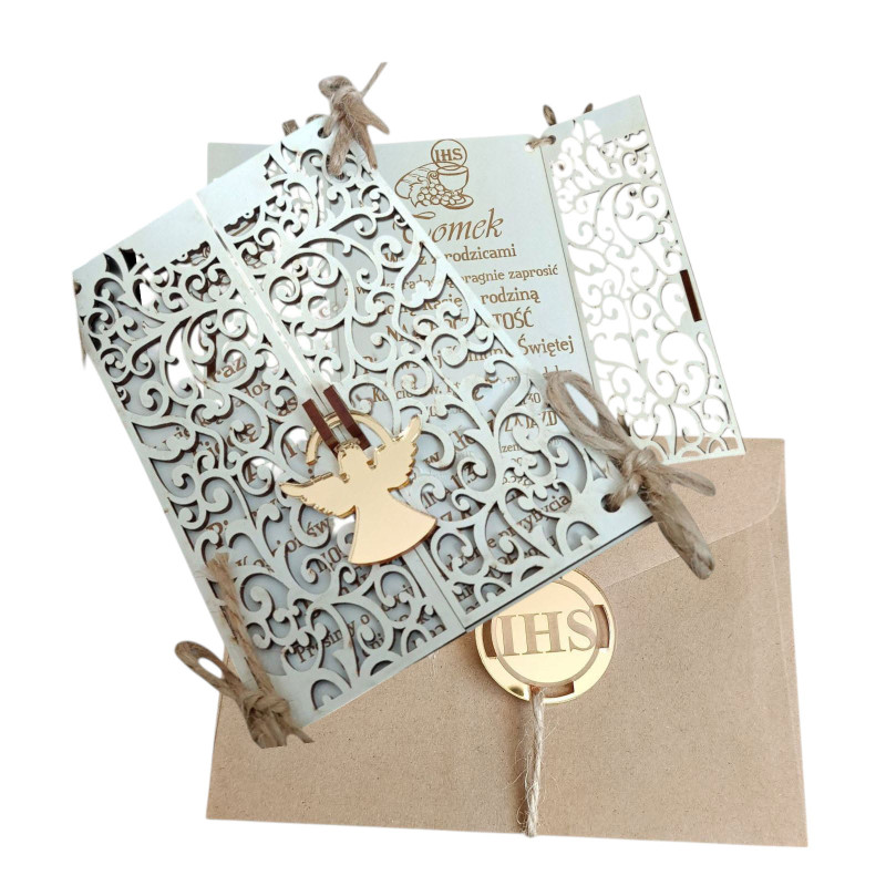 Zaproszenie Pierwsza Komunia Święta