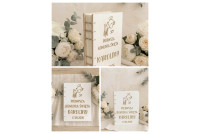 Pierwsza Komunia ,Drewniana Księga, Ksiega Okolicznościowa