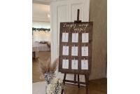 Tablica Plan Stołów, Wesele, Chrzciny, Komunia