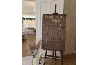 Tablica Plan Stołów, Wesele, Chrzciny, Komunia