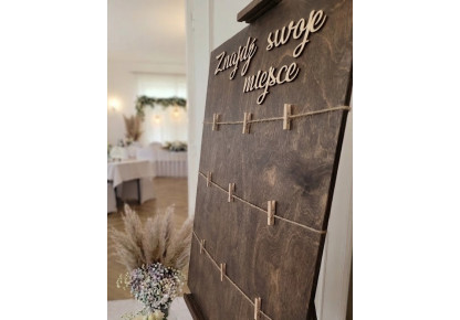 Tablica Plan Stołów, Wesele, Chrzciny, Komunia