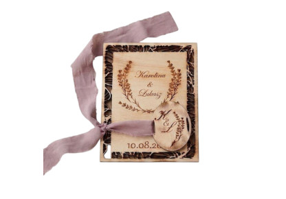 Rustykalne zaproszenia...