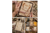 Rustykalne zaproszenia ślubne, Boho ażurowe,Zaproszenia ślubne EKO