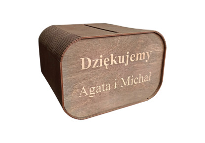 Drewniana skrzynka na...