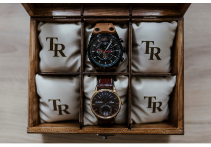 Drewniane pudełko na zegarki,pudełko na zegarki, Organizer na zegrki