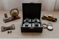 Organizer na zegrki,Drewniane pudełko na zegarki,pudełko na zegarki,