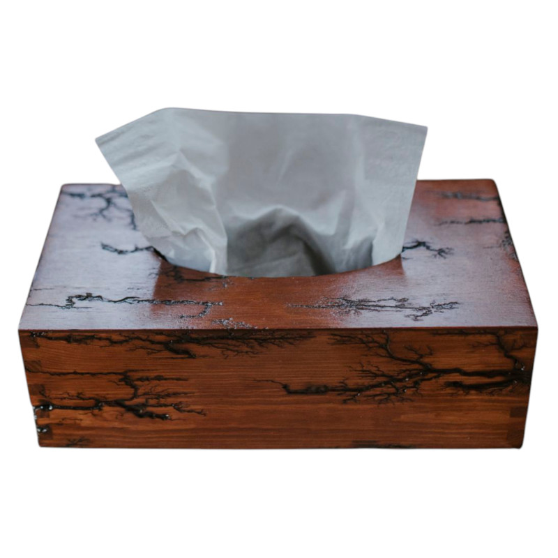 Chustecznik, CHUSTECZNIK drewniany pudełko chusteczki, Pudełko na chusteczki