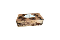 CHUSTECZNIK drewniany pudełko chusteczki, Pudełko na chusteczki