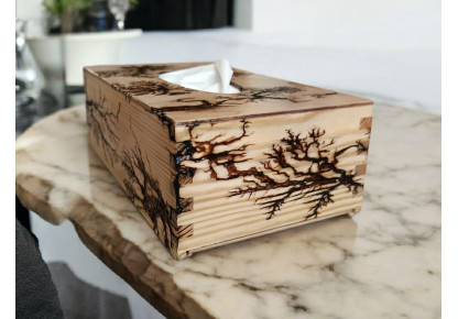 CHUSTECZNIK drewniany pudełko chusteczki, Pudełko na chusteczki