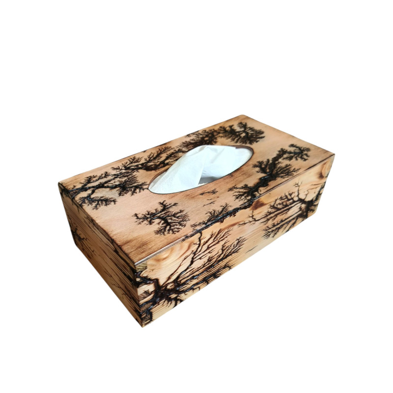 CHUSTECZNIK drewniany pudełko chusteczki, Pudełko na chusteczki