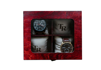 Drewniane pudełko na...