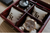 Drewniane pudełko na zegarki,pudełko na zegarki, Organizer na zegarki