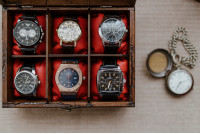 Organizer na zegrki,Drewniane pudełko na zegarki,pudełko na zegarki,